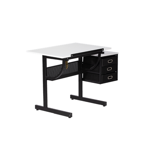school draft desk wooden engineering drawing table metal drawing desk