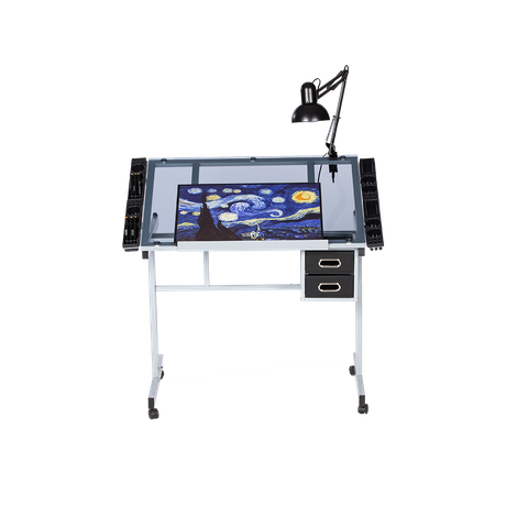 High Quality art table designing drawing painting map table kids drawing table