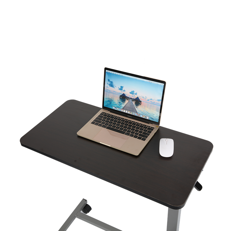 Bed beside desk height computer desk lifting laptop table with wheels