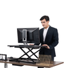 Height Adjustable Gas Spring Laptop Desk with Single Motor